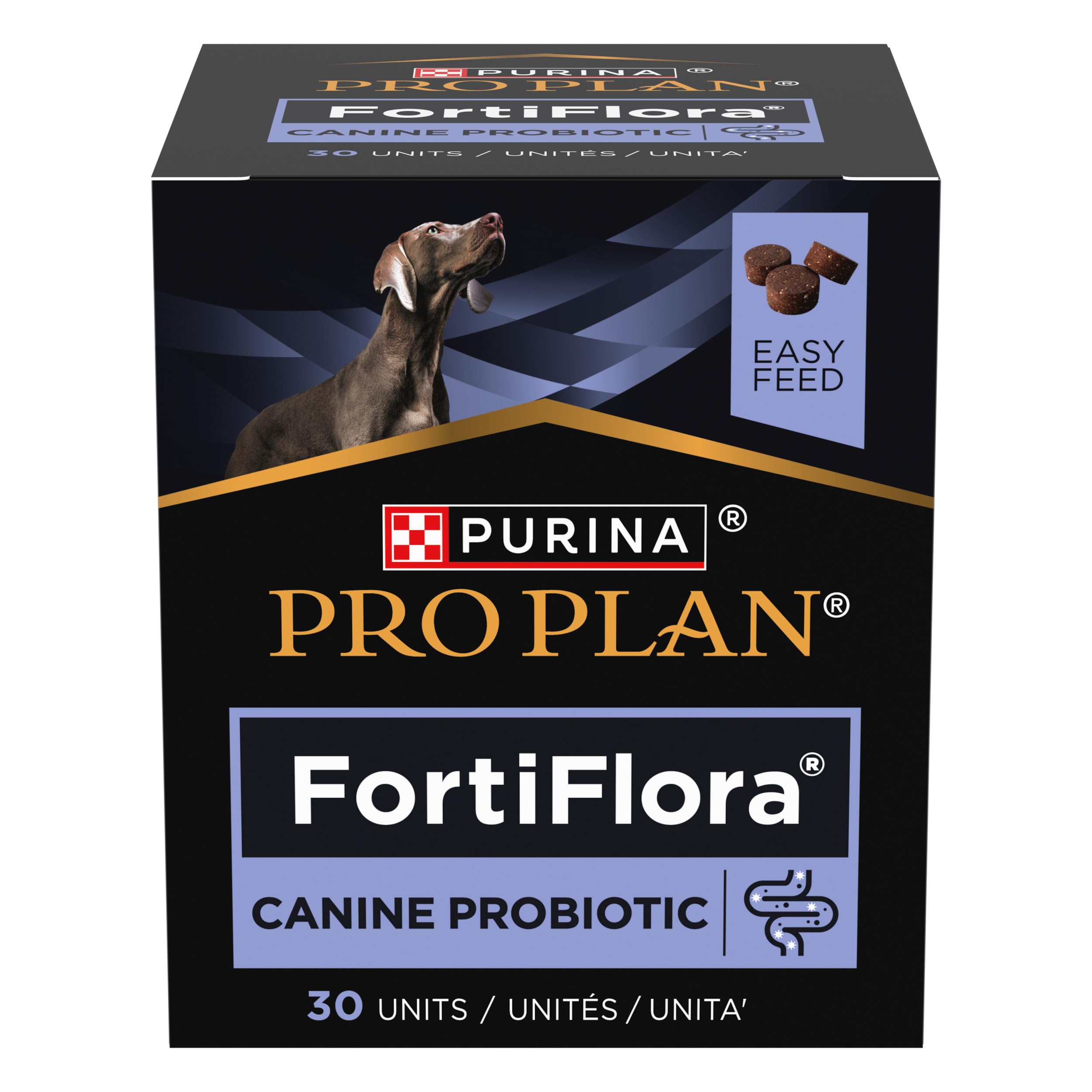 Pro Plan Forti Flora - Alimento complementario para Perros, 4 x 30 g