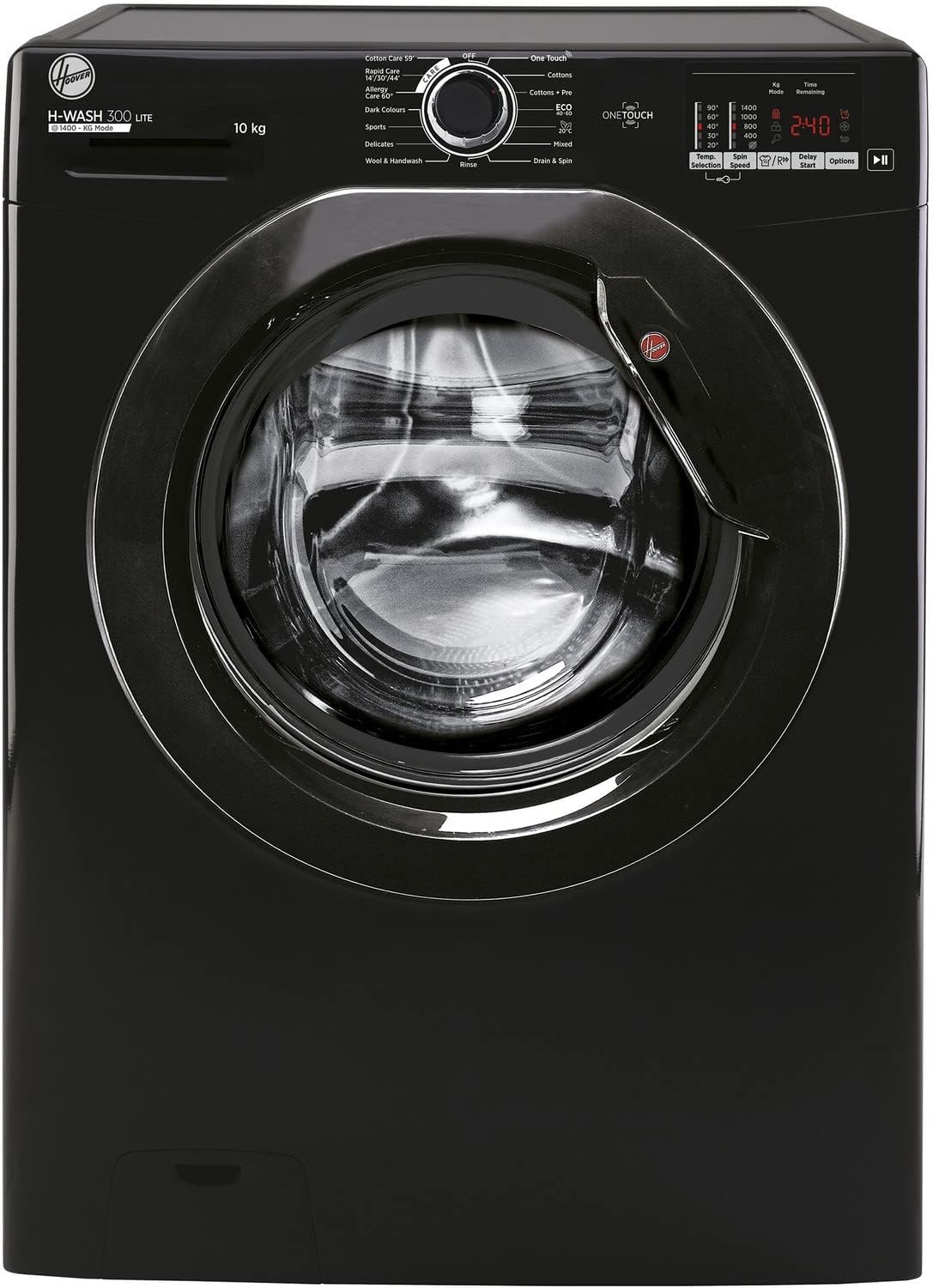 Hoover H Wash 300 10kg 1400rpm Washing Machine Black [Energy Class C]