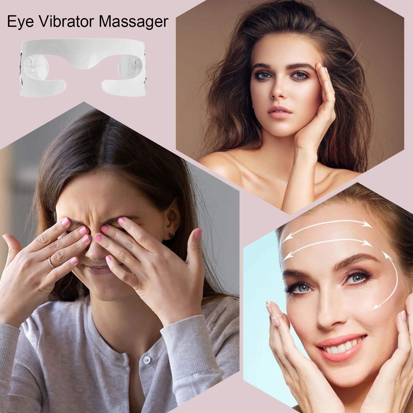Masajeador de ojos eléctrico, masajeadores de ojos envolventes portátiles