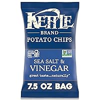 Vista 21 de Kettle Brand Papas fritas, trufa cortada Krinkle y sal marina, 7.5 onzas