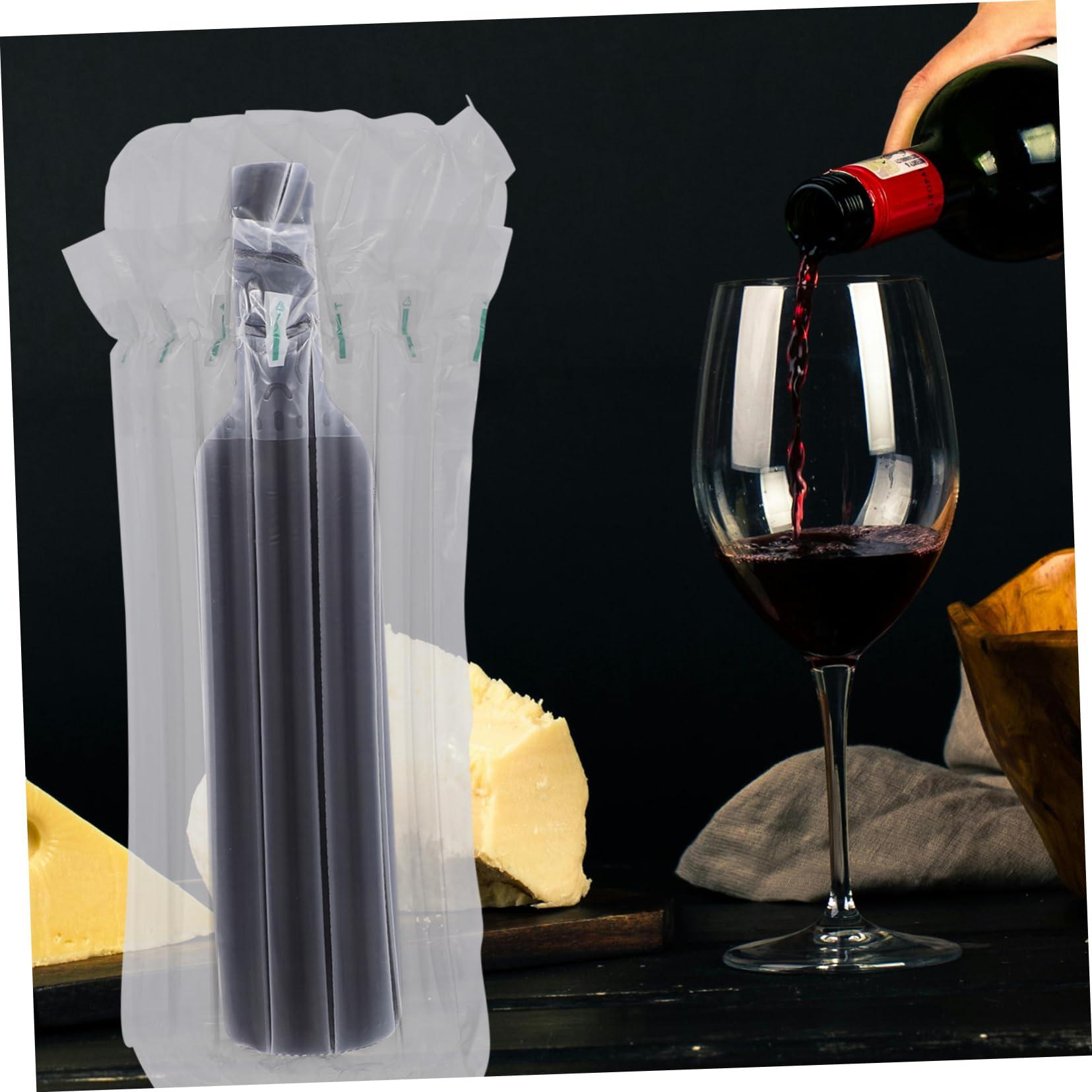 IMIKEYA 50Pcs Bouteille De Vin Housse De Protection Bouteilles De Vin De Rangement De Bouteille Couvertures De Bouteille Pour Voyager Vins Bouteille Coussin Vins Protecteur