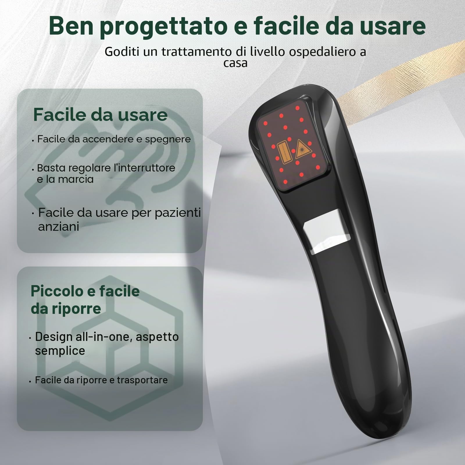 18 PCS620nm Terapia a Luce Rossa,Luce Terapia Lampada a Raggi Infrarossi,Lampada infrarossi della Luce a Infrarossi per Il Dolore, Terapia a infrarossi per Uso Domestico