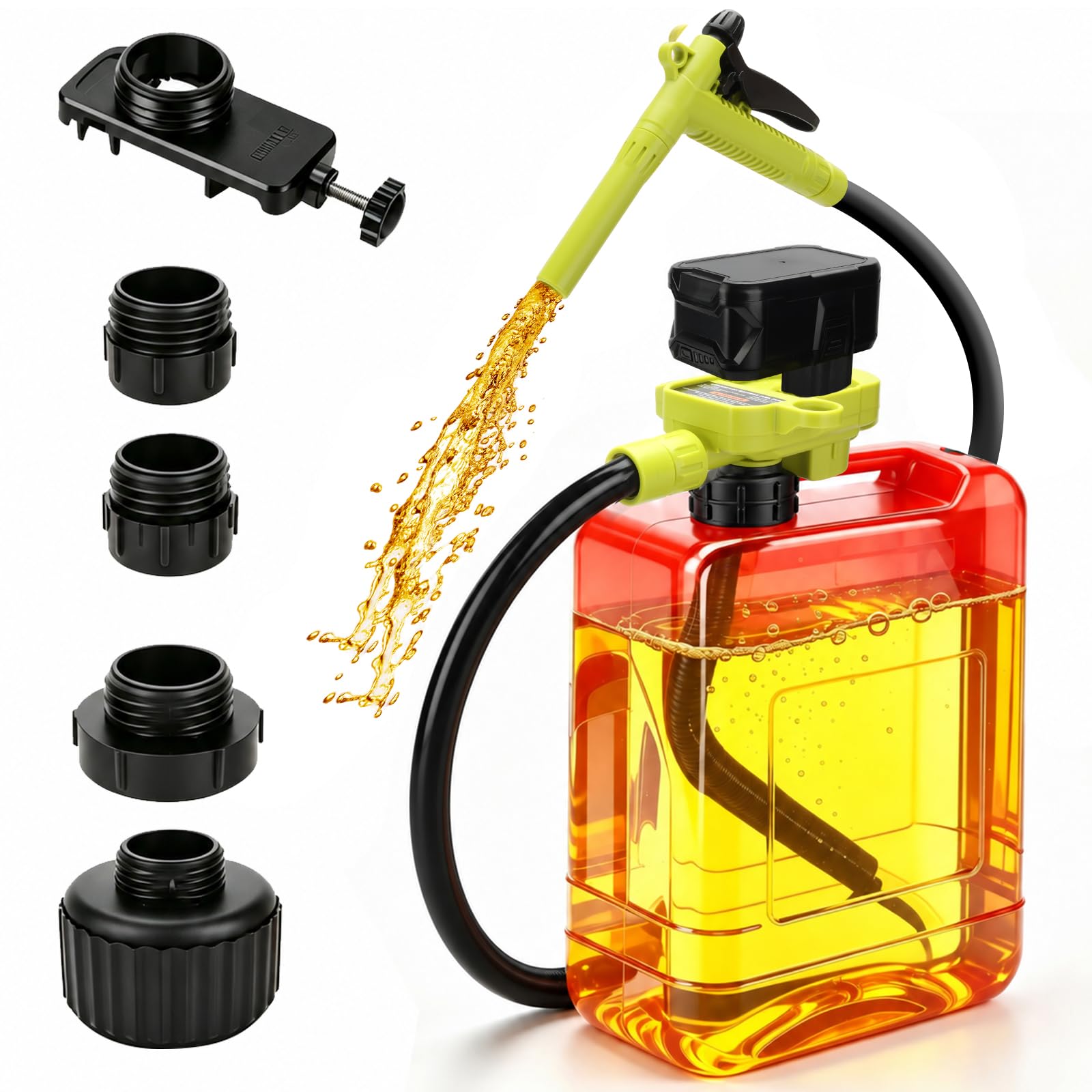 5 GPM Fuel Transfer Pump compatible with ryobi 18V batteries