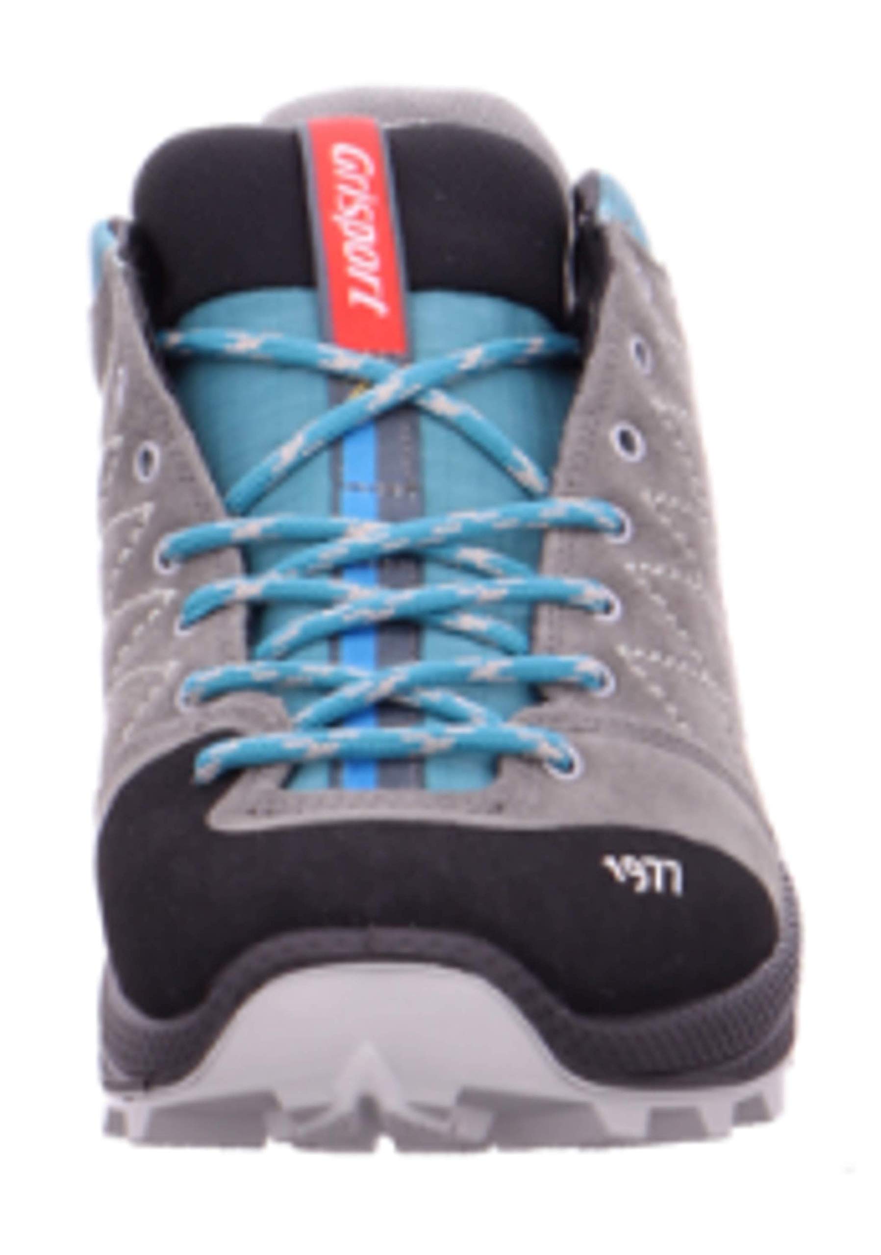 Grisport Scarpe basse in vera pelle, con lacci "Tundra Vesuvio", antracite/turchese