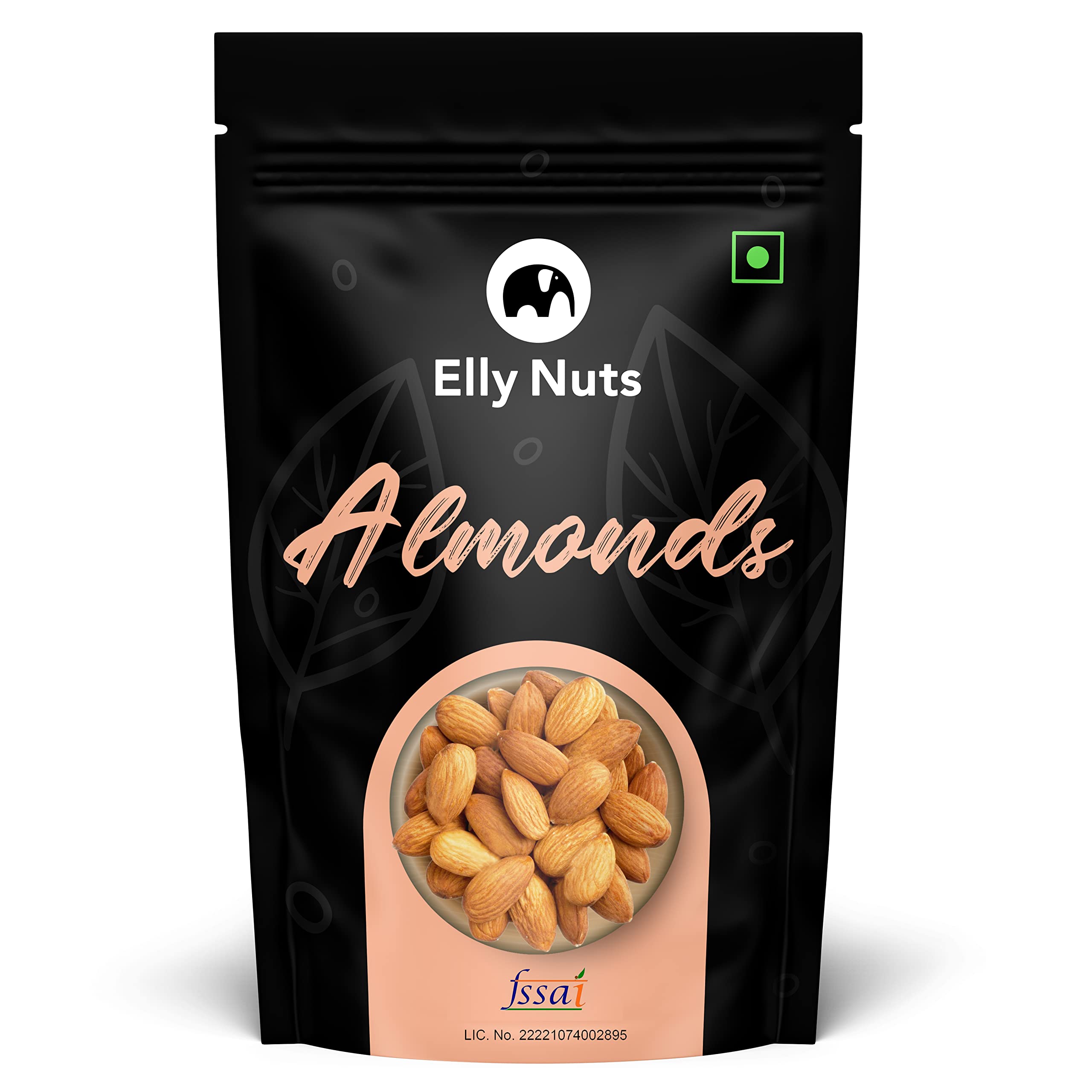 Elly Nuts California Almond - 1 kg | California Badam Giri | American Almonds Dry Fruit Healthy Badam - All Natural - Diwali Gift Pack (B09PB8J87D) Amazon Price History, Amazon Price Tracker
