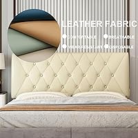 Vista 3 de Cojín tapizado para cabecero de pared, cojín de cuero para cabeceros, cojín de lectura, almohada de descanso tamaño Queen, almohada de descanso