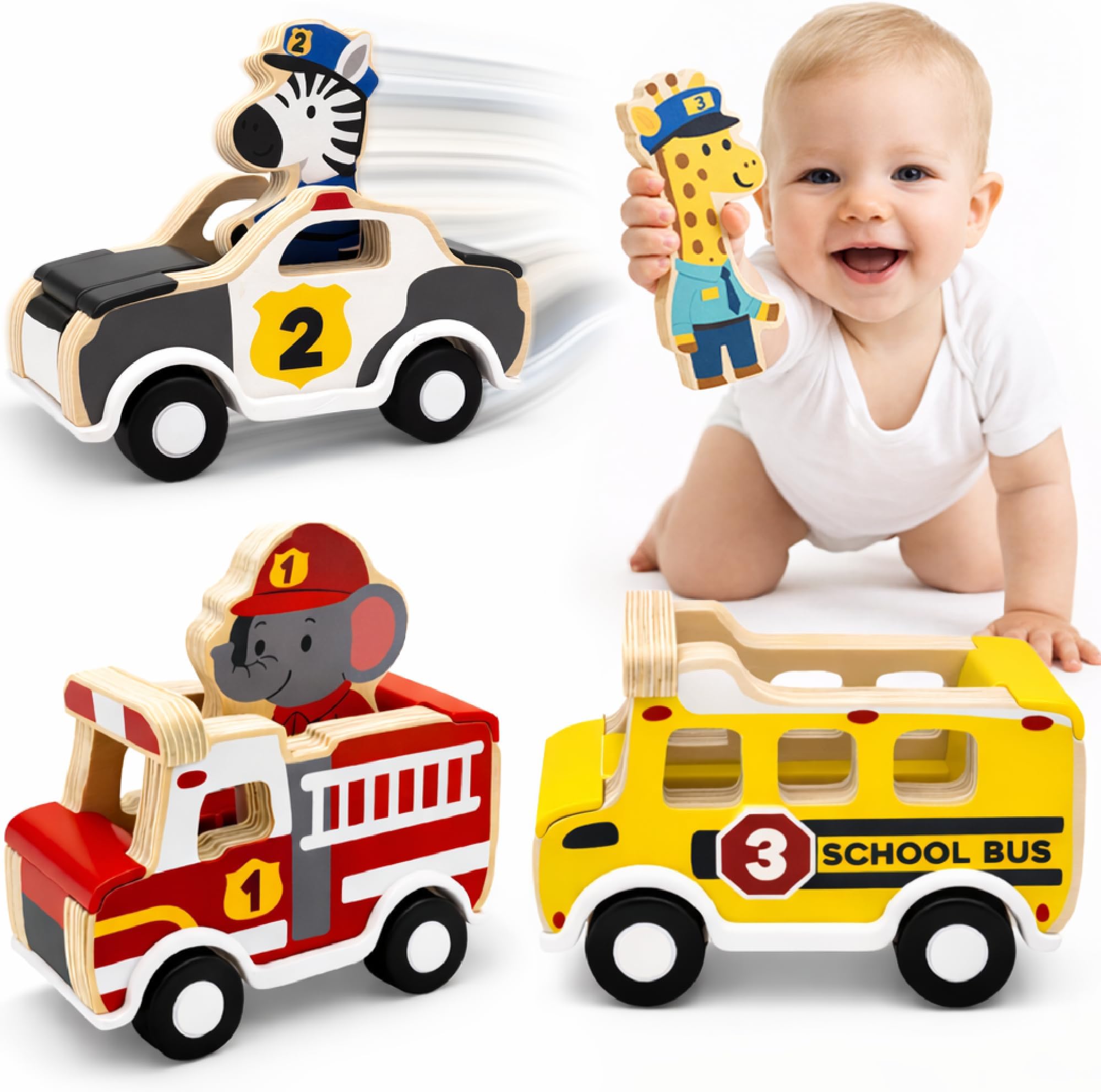 Wooden Toy Car