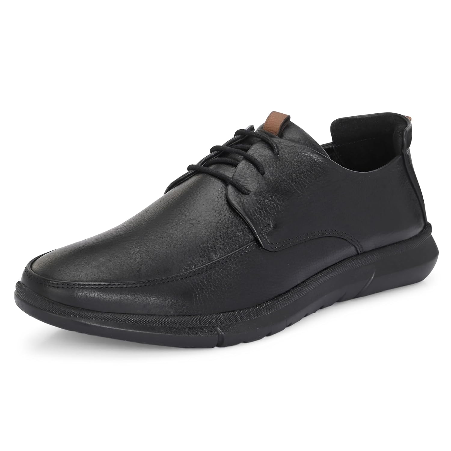Blue Leather by Centrino Genuine Leather Slip-On Men’s Formal Shoe |Stylish with Soft Cushioned Insole |Trendy Non Lace-Up Design |Durable Leather with Anti-Skid Sole | Perfect for Formal Wear (4012)