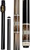Billmart Carbon Fiber Pool Cue Stick,12.5mm Low Deflection Shaft Billiard Sticks with Hard Case, 19oz Professional Pool Stick