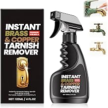 Instant Brass Tarnish Remover Spray,Instant Brass & Copper Tarnosh Remover, Brasses Cleaner And Polish, Copper Cleaner For Pots And Pans4 Fl Oz