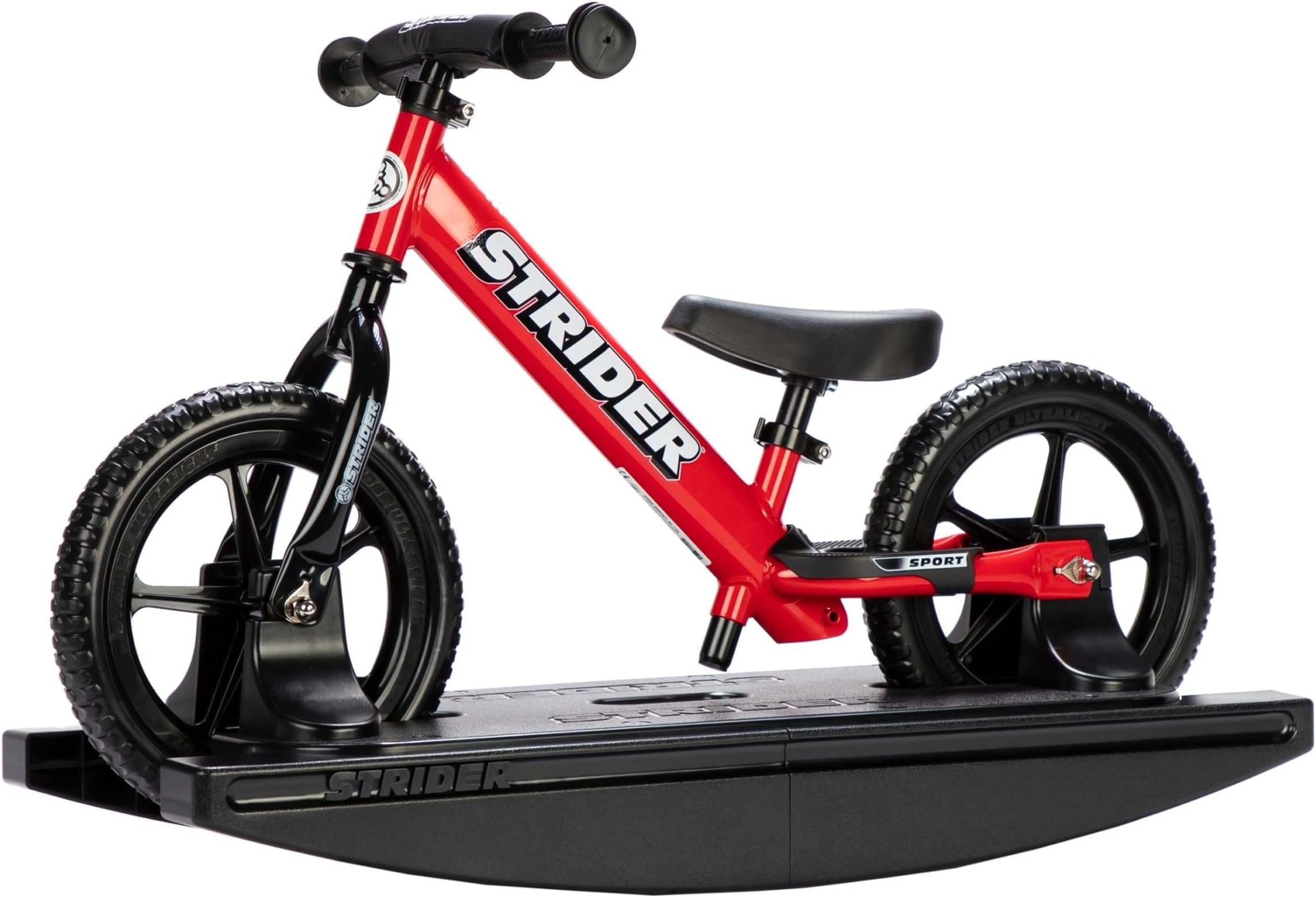 12” + Rocking Base - Helps Teach Baby How to Ride a Balance Bicycle - for Kids 6 Months to 4 Years - Easy Assembly & Adjustments