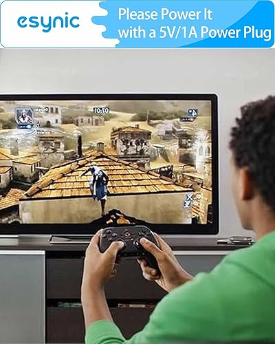 Miniatura 5 de eSynic Adaptador óptico portátil a RCA, convertidor DAC de 7 pies de largo, 192 kHz24 bits de alta resolución Plug & Play, convertidor de audio