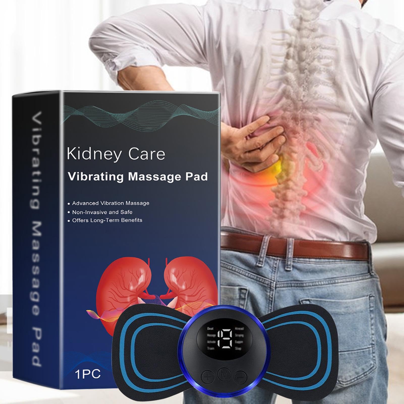 Vibrationsmassage für den unteren Rücken, Körpermuskelmassagegerät