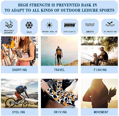 Miniatura 4 de JEOCODY Mangas deportivas de refrigeración cubierta de protección solar mangas de brazo protector UV mangas protectoras