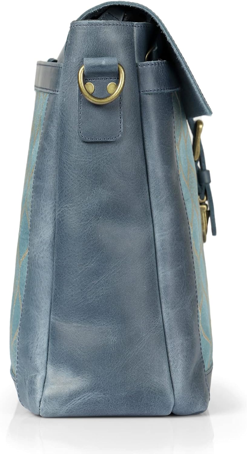 Londo Top Grain Leather Zion Messenger Bag, Laptop Bag, Travel Bag for Work, Office, School - Image 6