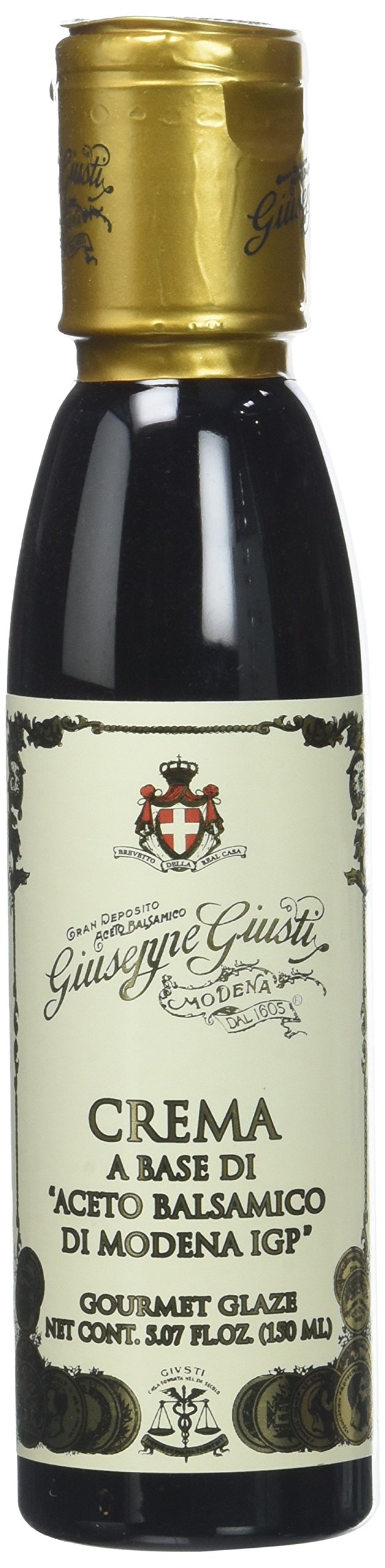 Giusti Crema a Base di Aceto Balsamico di Modena Igp - Pacco da 6 x 150 ml