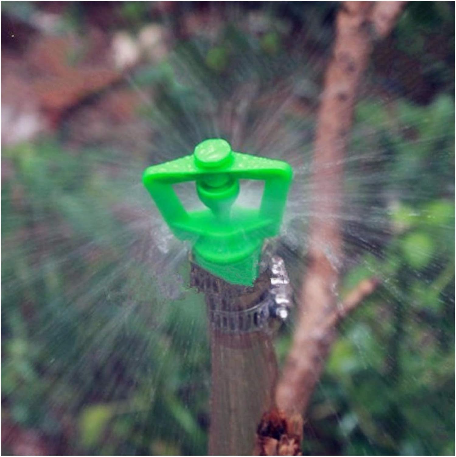Irrigation Dripper 200 Pcs G1 / 2" Interface 360 Degree Garden Refraction Nozzle Irrigation Agricultural Cooling Sprinkler Sprinkler (Color : Green)