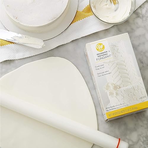 Miniatura 8 de Wilton Rodillo de fondant grande con anillos guía - Rodillo de fondant ideal para enrollar grandes cantidades de fondant en pasteles escalonados, 20