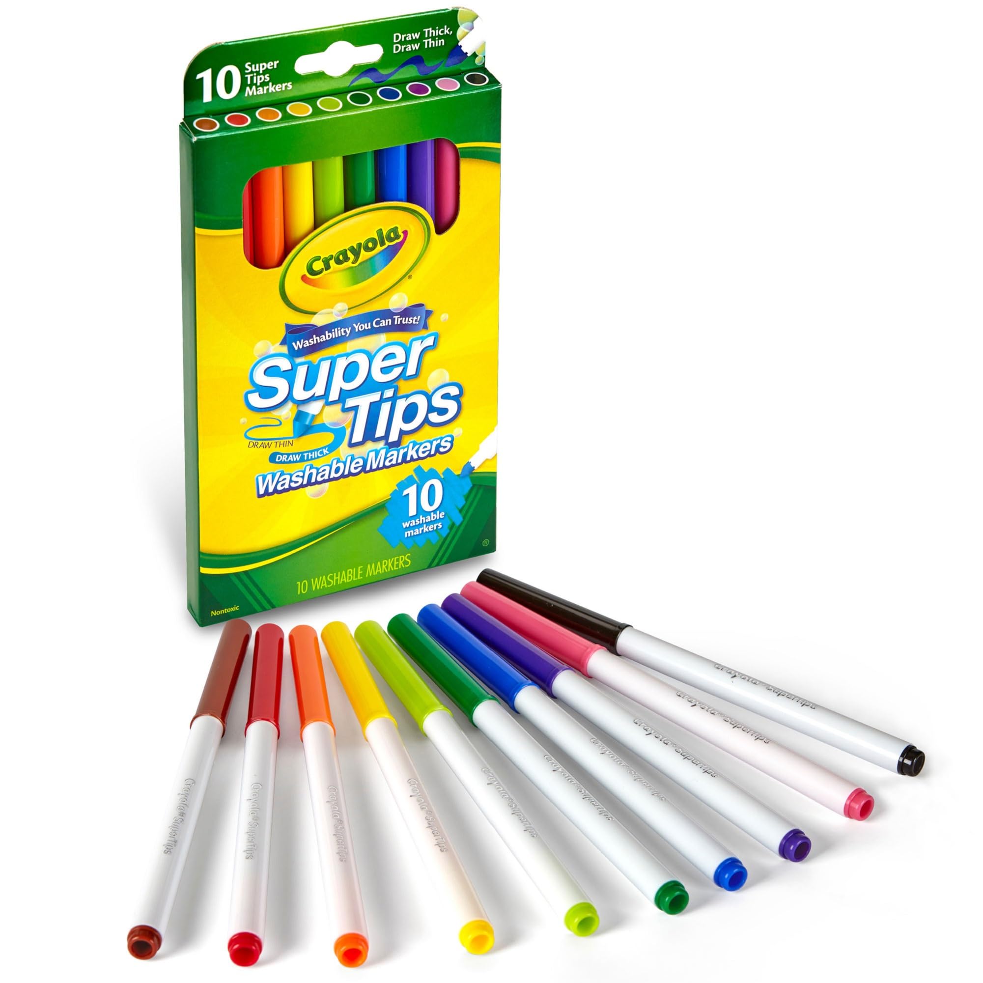 【在庫処分】クレヨラ (Crayola) マーカー 水で落とせる マーカーペン1 Amazon.co.jp: クレヨラ (Crayola) マーカー 水で落とせる マーカー