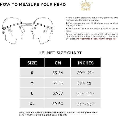 Miniatura 2 de ROYAL M141 - Casco de motocicleta de cara completa, aprobado por DOT, unisex, clásico, diseño elegante (negro brillante, L)