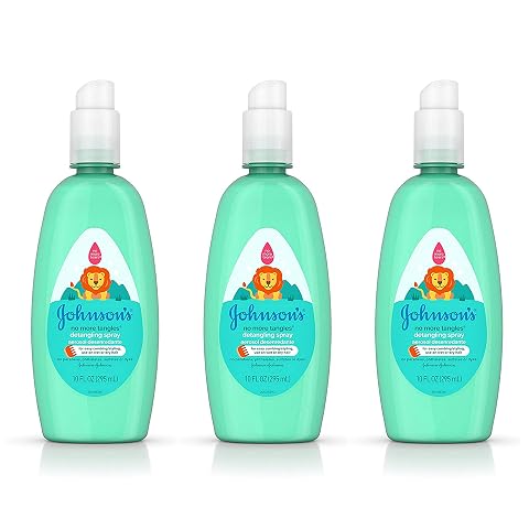 Johnson's No More Tangles Toddler & Kids Hair Detangling Spray to Unlock Knots in Hair - 10 fl oz