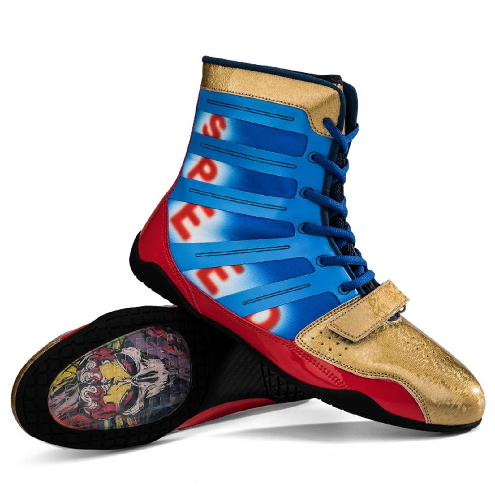 Chaussures De Boxe Homme Léghtrit - Respirantes, Antidérapantes - Pour Musculation, Lutte, Fitness
