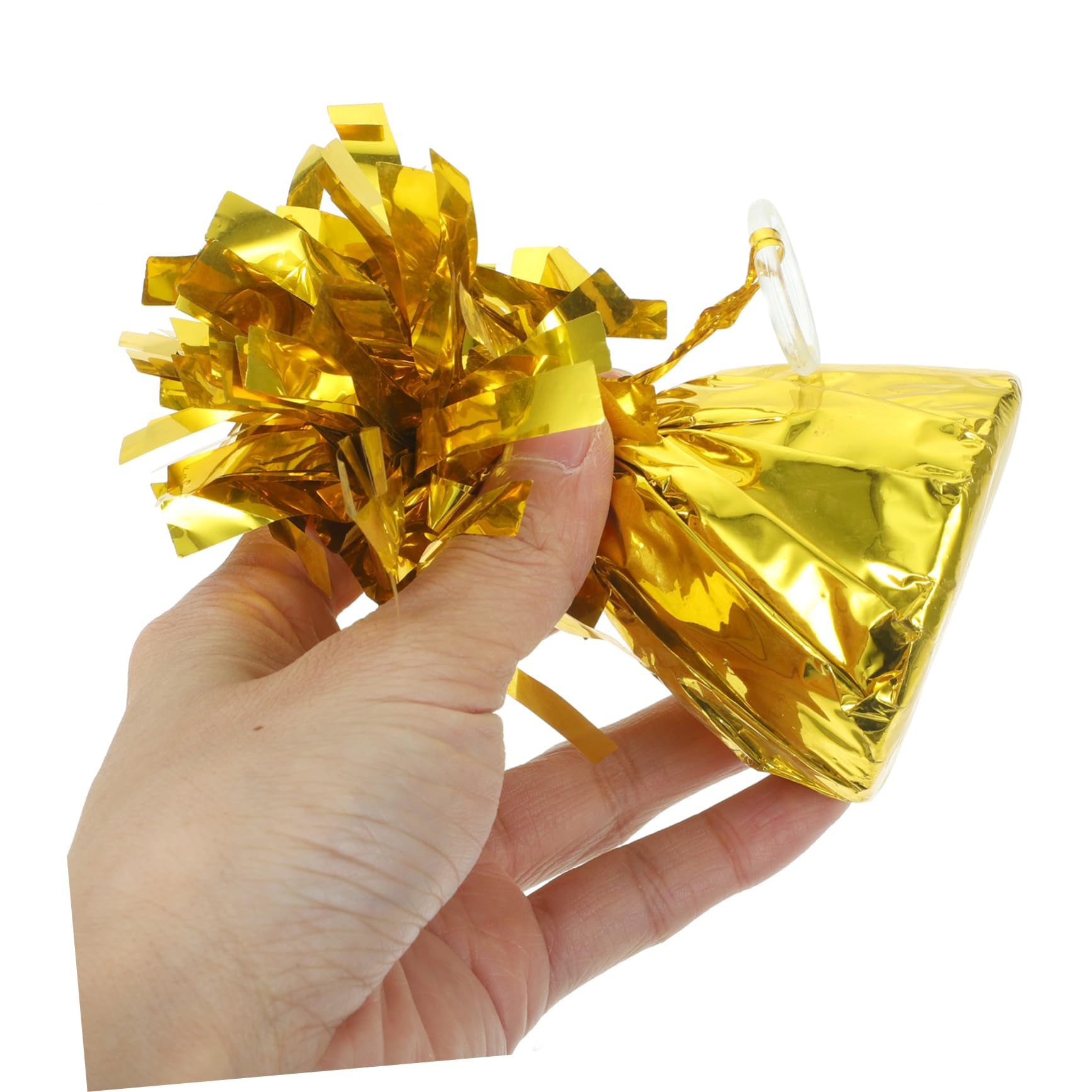 Bloque de Peso para Globos de Aluminio Dorado 5 Piezas