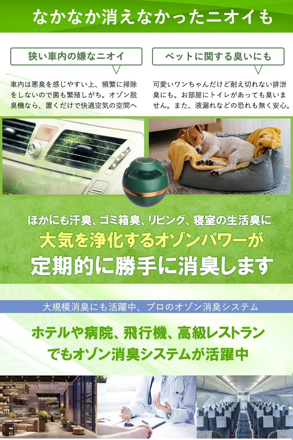 Amazon.co.jp: ボタン1つで！オゾンパワーが24時間超消臭【オゾン脱臭
