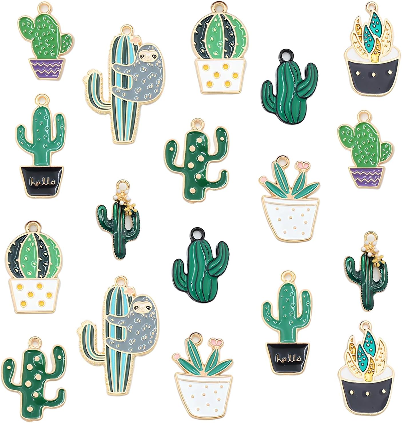 Bulk Gold Enamel Charms for Jewelry Making, Colorful Kenya Ubuy