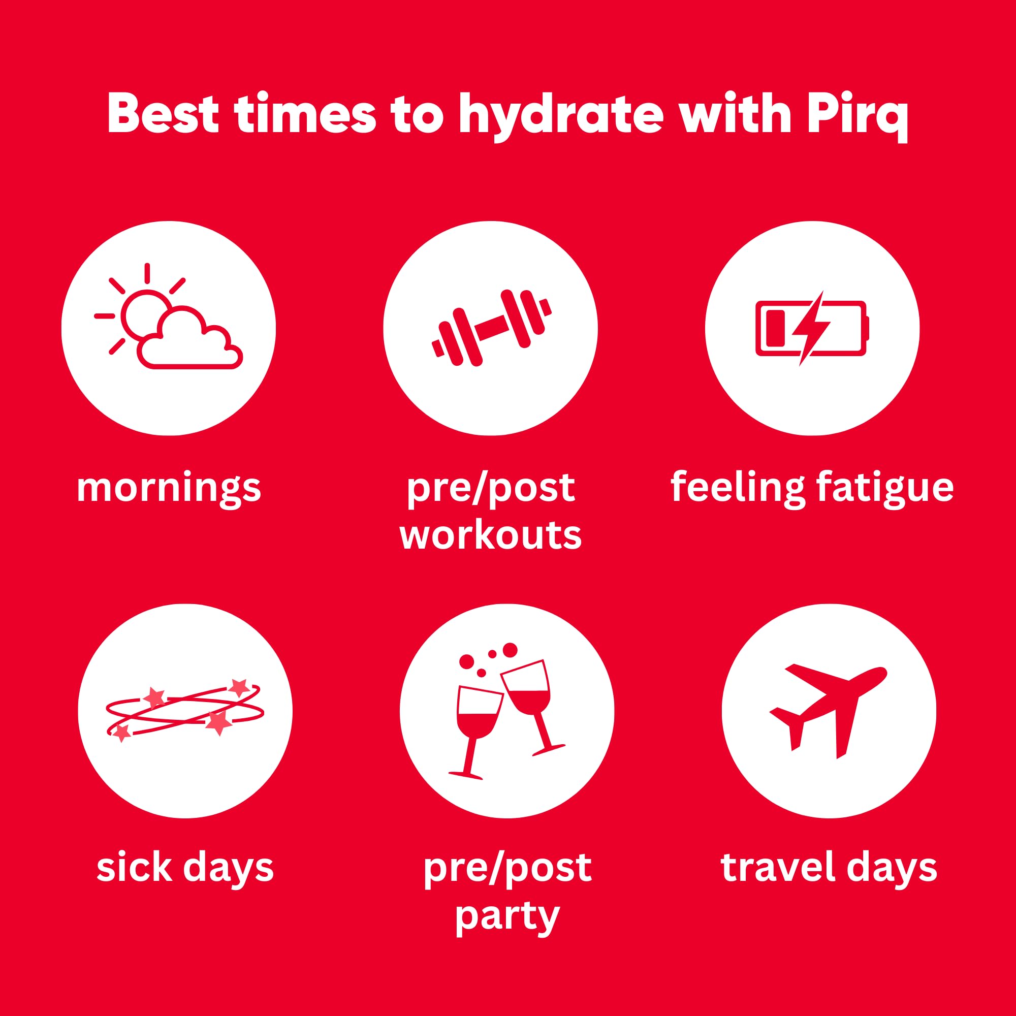 Pirq Hydration - Fruit Punch - Hydration Powder Packets | Electrolyte Drink Mix | Curcumin | B Vitamins | Zero Sugar | Keto Friendly | 10 Sticks thumbnail 5