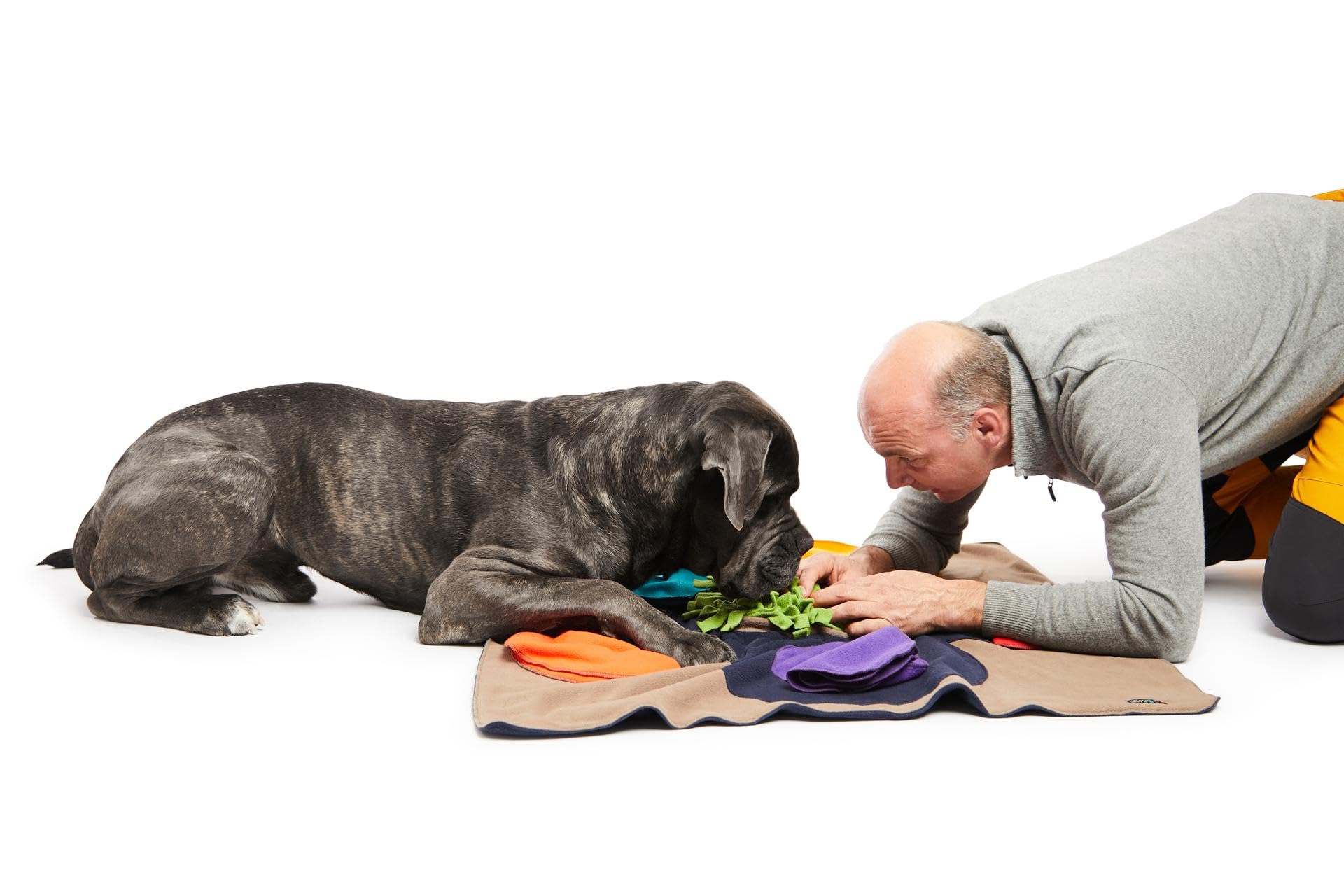 KNAUDERS Best Sniffpad Flower - Schnüffelspaß für große Hunde und Hunde mit Breiten Schnauzen, Welpen und Junghunde