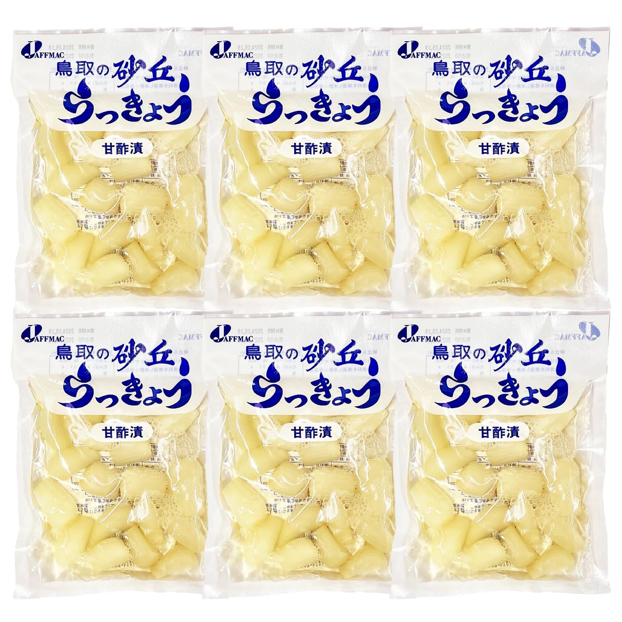 Amazon | ジャフマック 鳥取砂丘らっきょう 甘酢漬け 110g ×6個セット