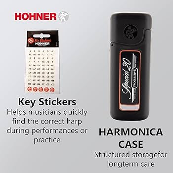 Amazon.com: Hohner Special 20 Harmonica - Key of C Bundle with Key