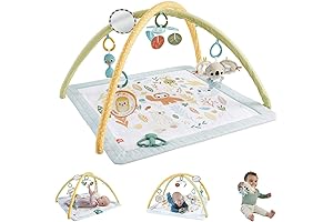 Fisher-Price Simply Senses Baby Playmat for Developmental Play, Ages 0+ Months