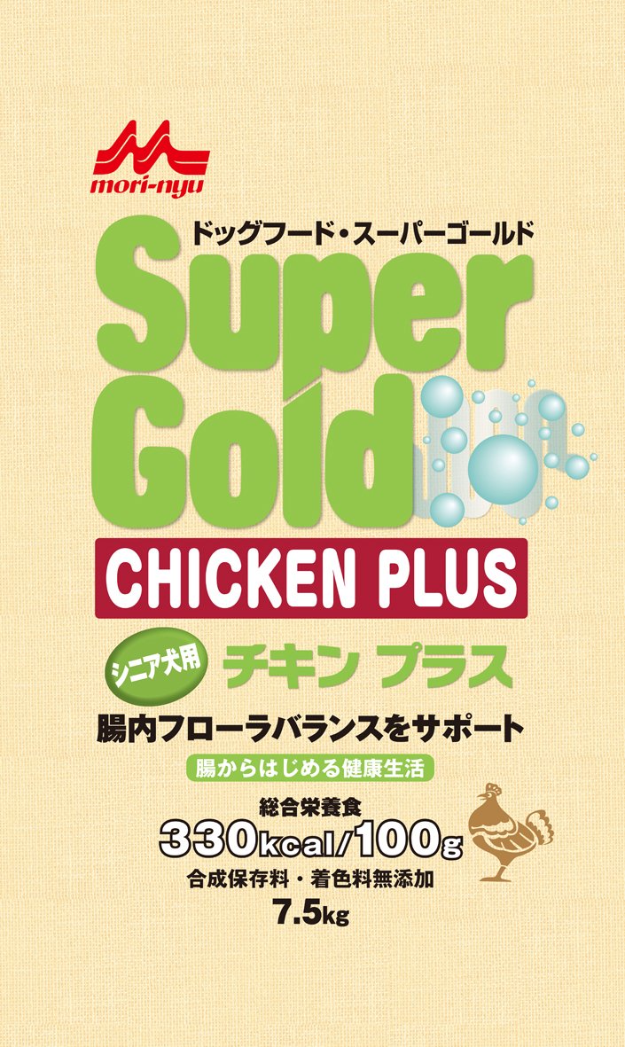 ブランド：スーパーゴールド 風味：チキン 対象年齢：シニア 容量：7.5kg Amazon.co.jp: スーパーゴールド チキンプラス シニア犬用 7.5kg