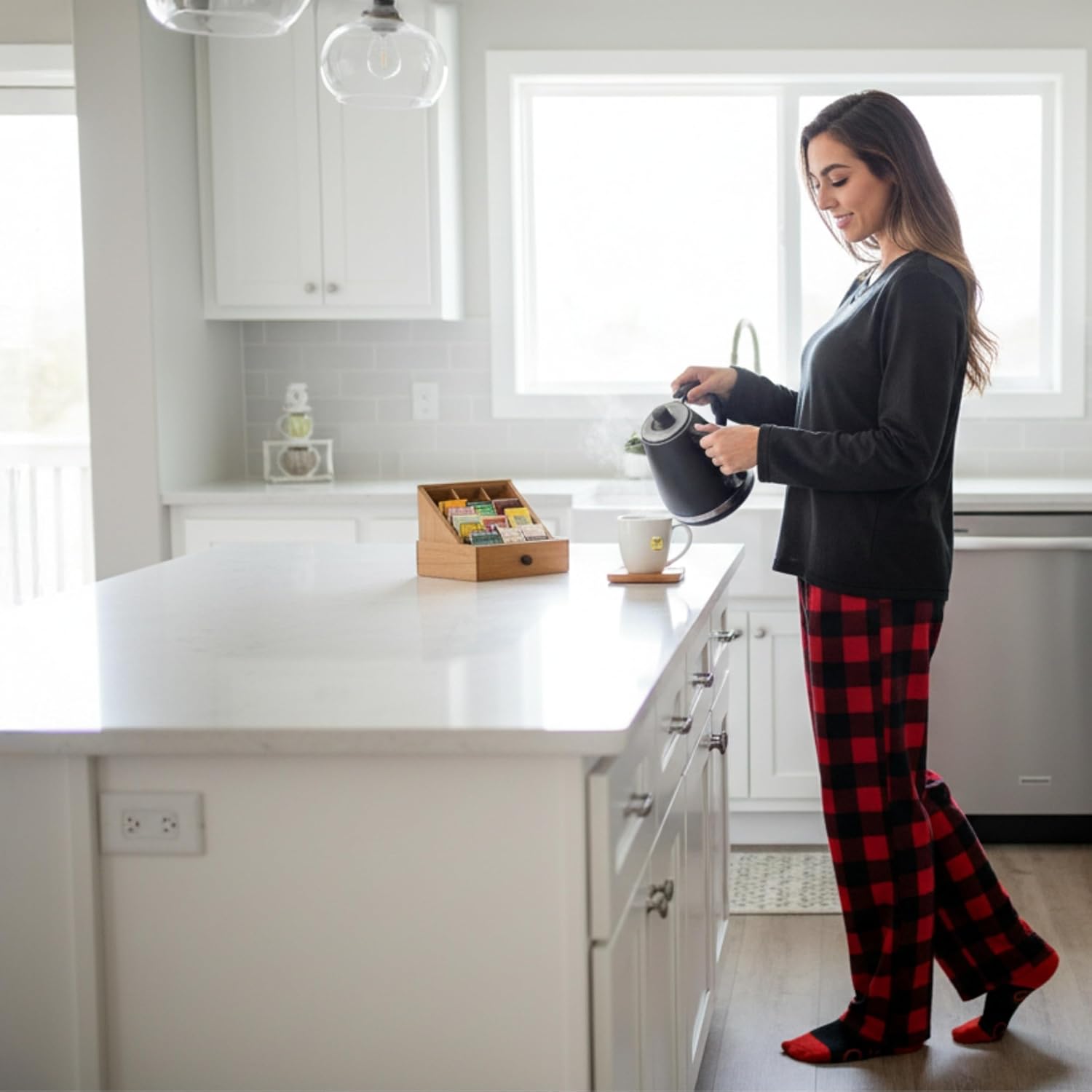 Just Love Ultra-Soft Women’s Pajama Pant Set - Nightgown with Matching Socks - Image 3