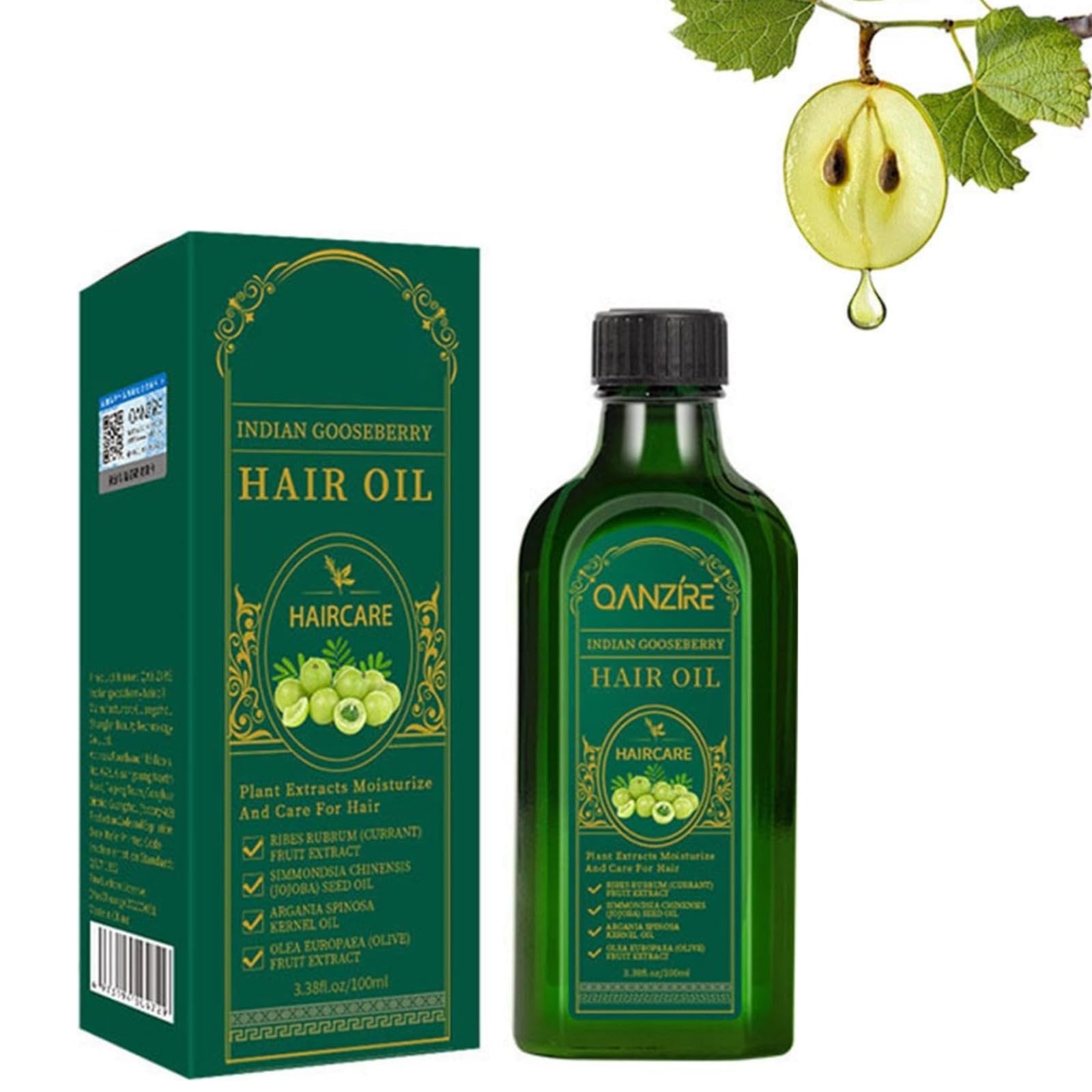 Huile D'Amla 60 Ml Pour Cheveux - Renforce Les Racines, Vitalité, ZOXPM, Neuve, Soin Capillaire
