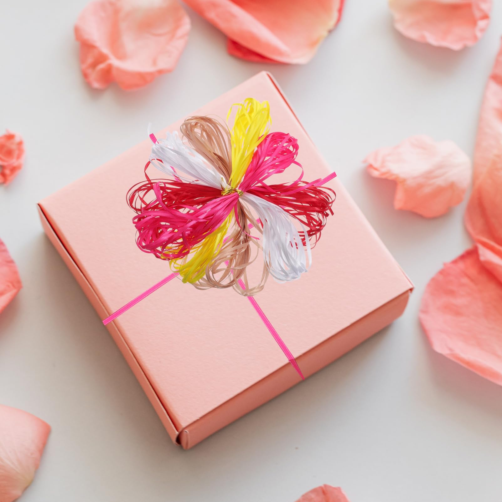 TEHAUX 65rollen Bunte Dekorationsbänder Satinbänder Für Bastelarbeiten Geschenkverpackung Und Kreative Arrangements Lang Für Hochzeiten Und Feiern