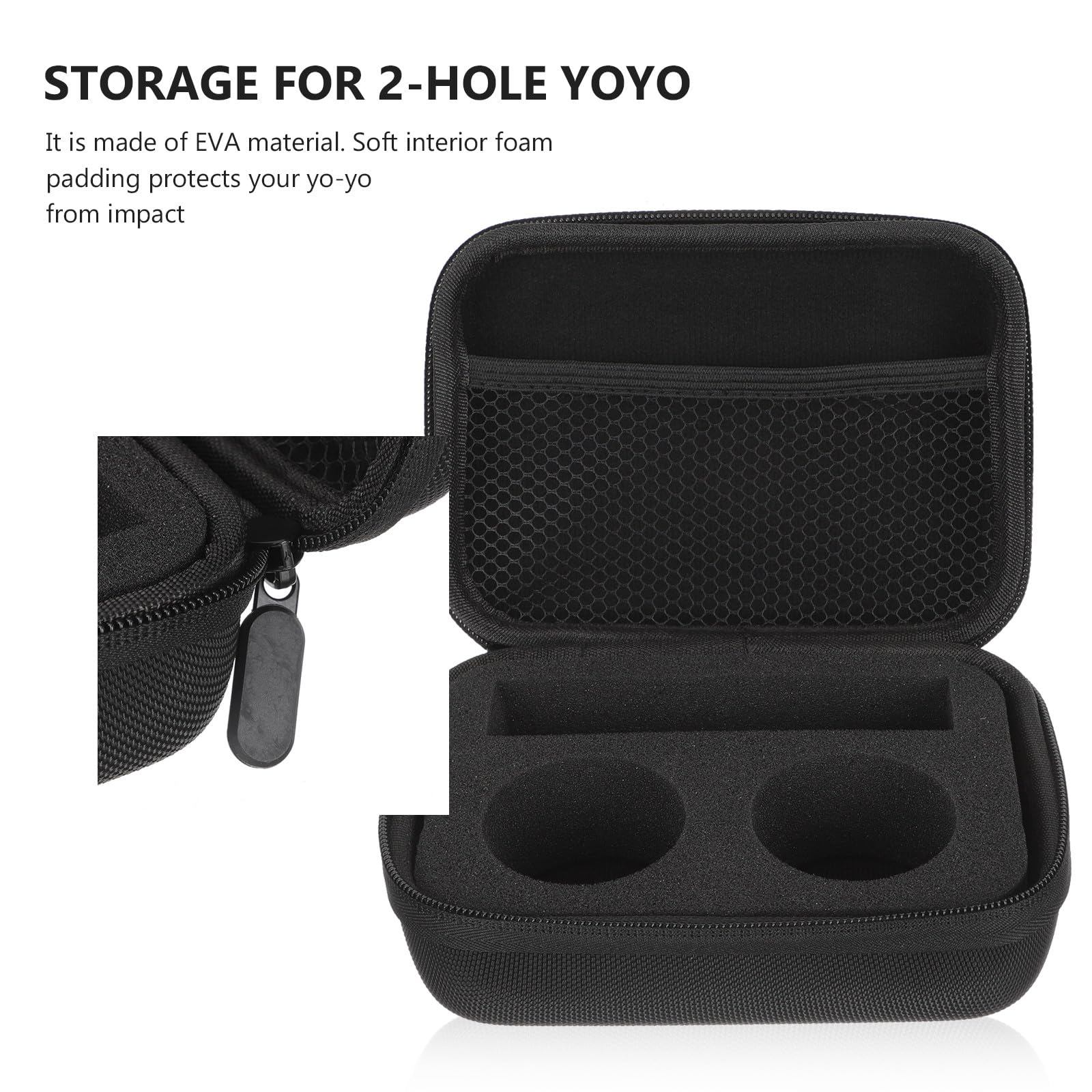 Bolsa Portátil para Almacenamiento de Yoyos Soporte para Juguetes, Bolsa Ligera para Viaje y Estuche Organizador para Balones de Yoyo en Casa