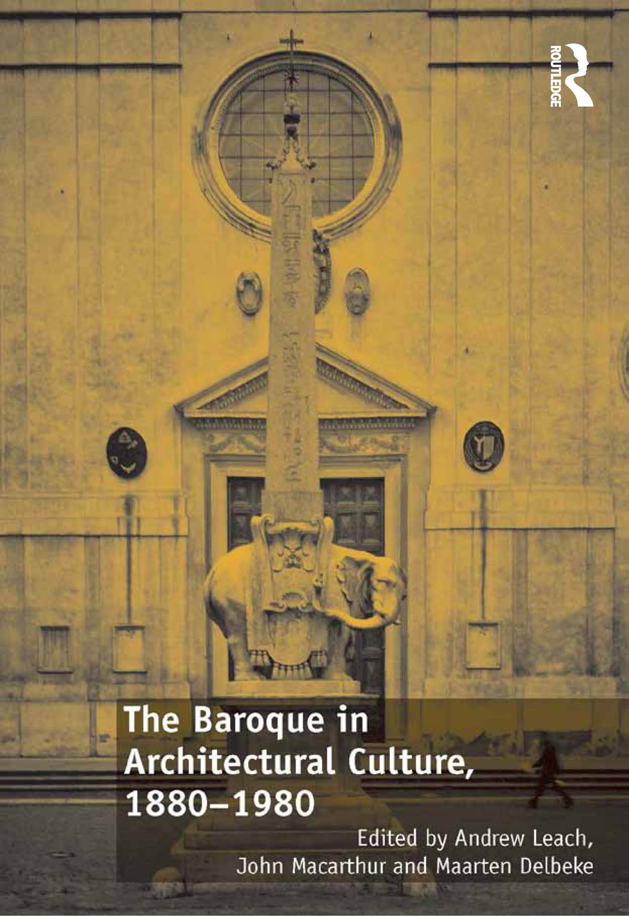 Livre Baroque in Architectural Culture 1880-1980 relié de collection