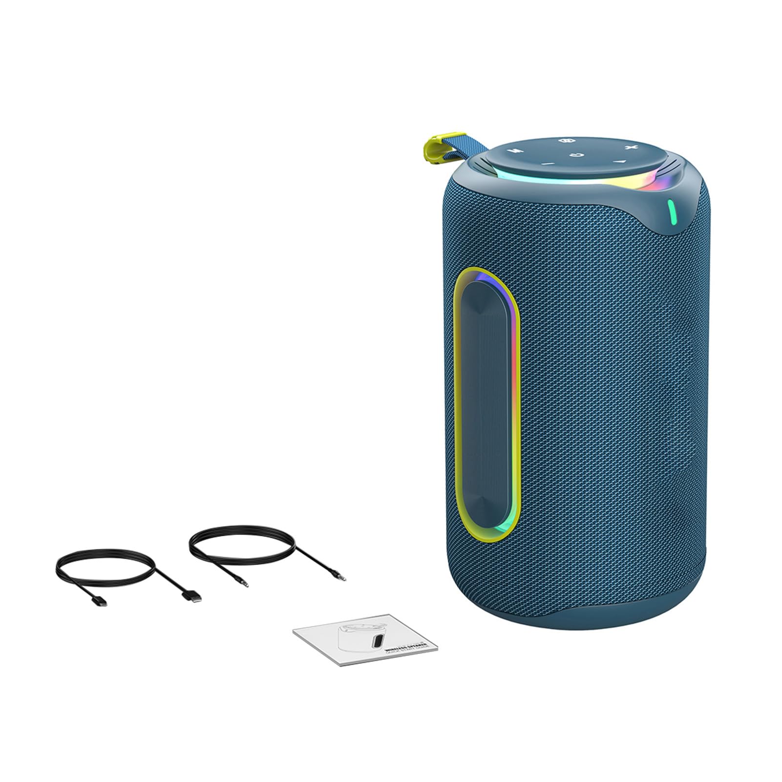 Irfora Altoparlante Stereo Wireless 60W con RGB (Blue)