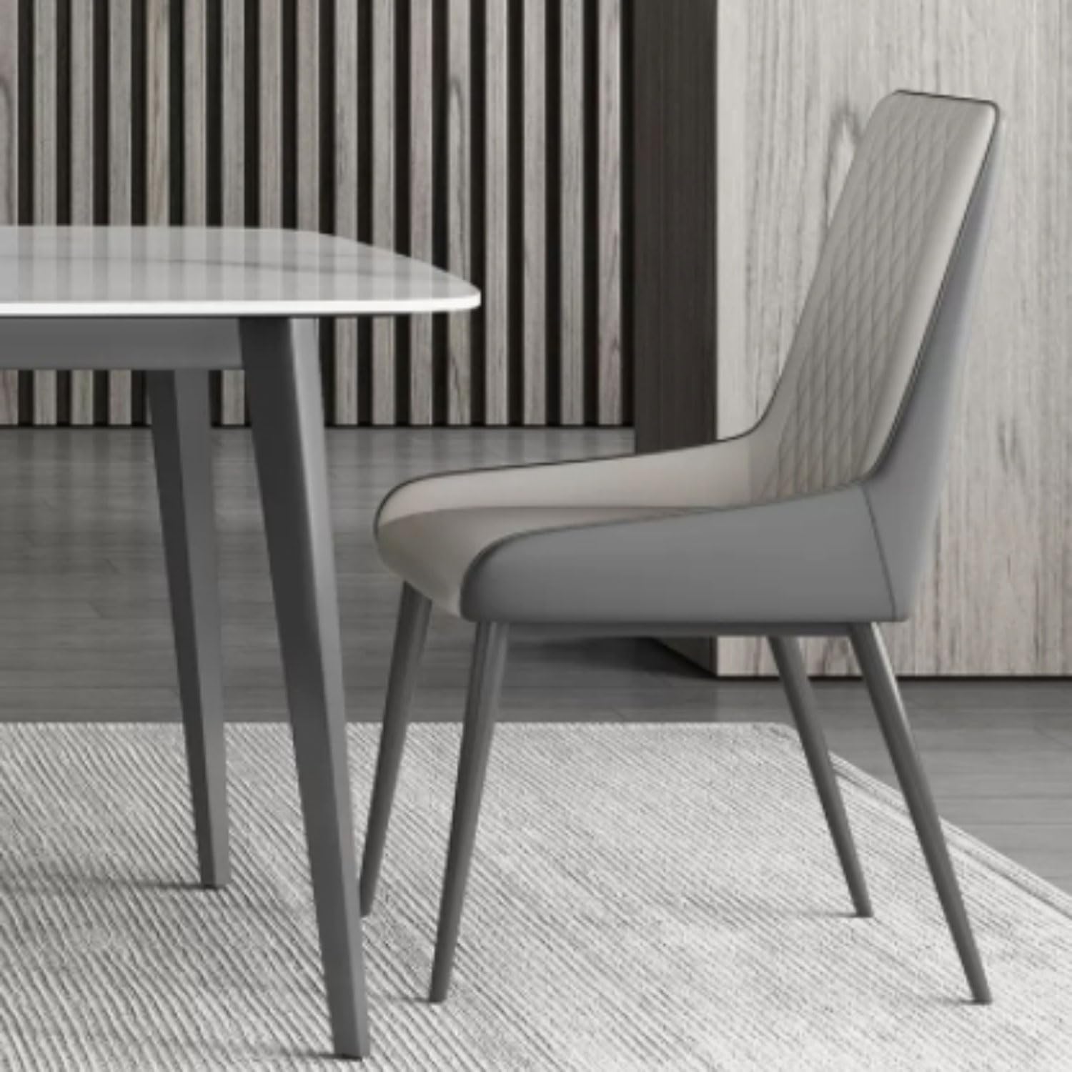 Chaise de salle à manger grise pour sublimer votre cuisine ou bureau