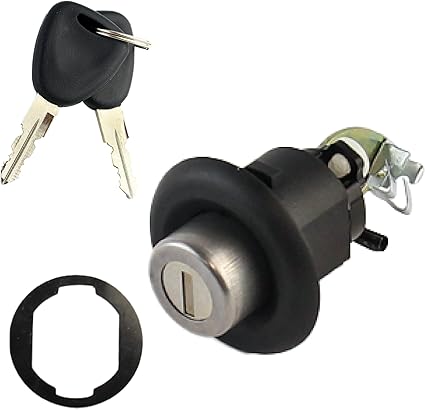 Cerradura de Maletero con Botón Pulsador para Sandero 1 y Logan 1 (2008-2013) con Llaves Duplicadas