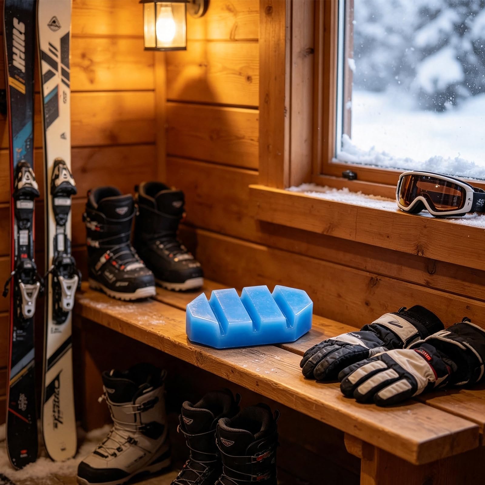 Blocco Cera per Sci e Snowboard Inizio Stagione