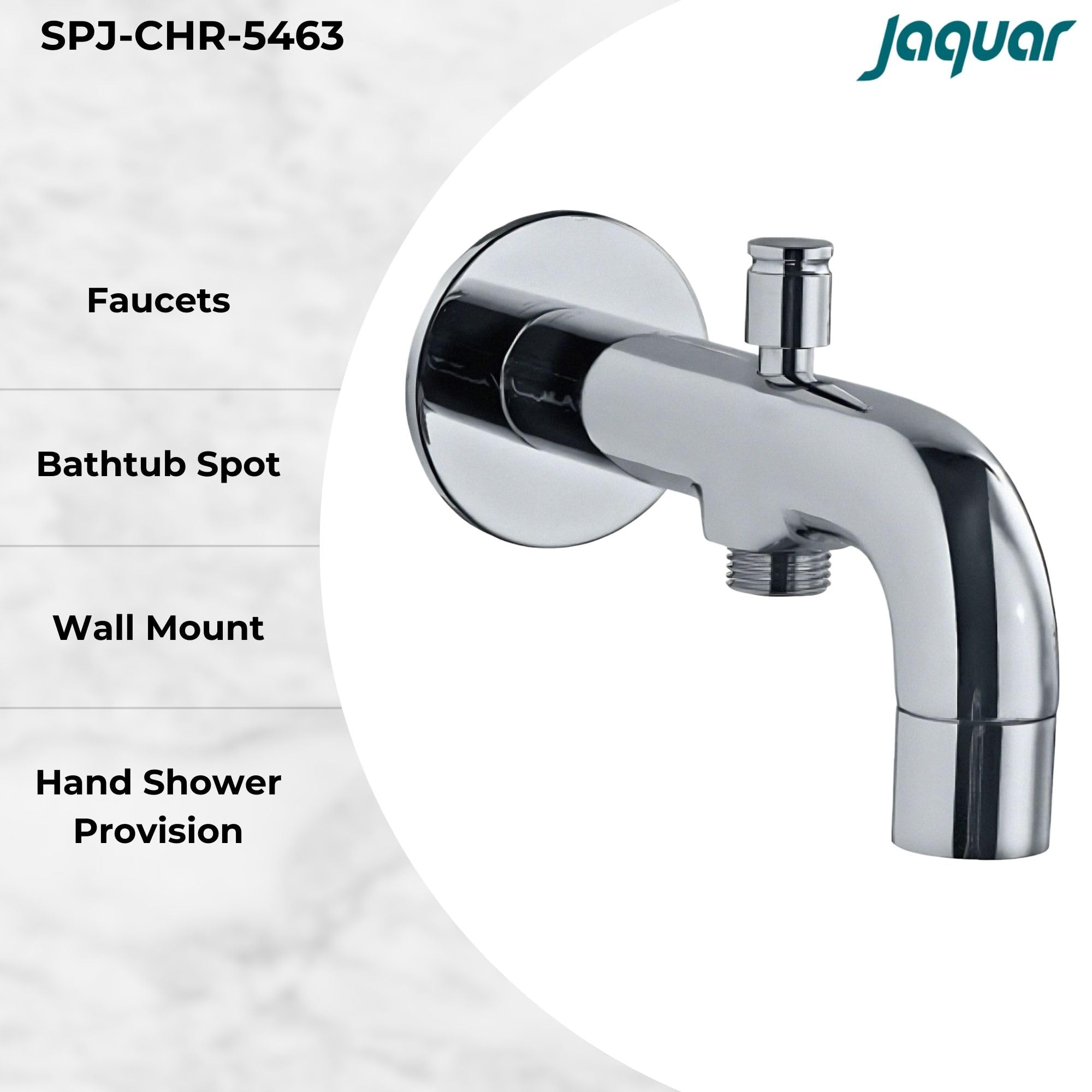Jaquar SPJ-CHR-5463 Florentine Bath Tub Flange Faucet (Wall Mount