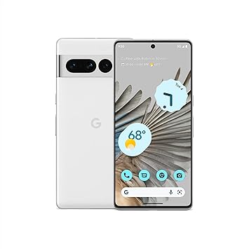 Google Pixel 7 Pro - 5G Android Phone - Unlocked Smartphone with Telephoto Lens, Wide Angle Lens, and 24-Hour Battery - 256GB - Snow