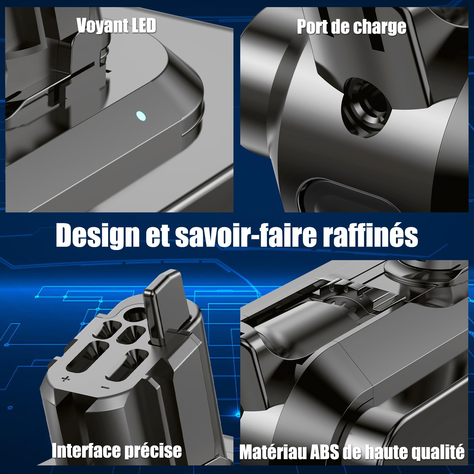 3900mAh Batterie Rechange pour Dyson V11 à Clipser, Batterie de Remplacement Compatible avec Dyson V11 Absolute V15 SV15 SV16 SV22 SV28 Aspirateur