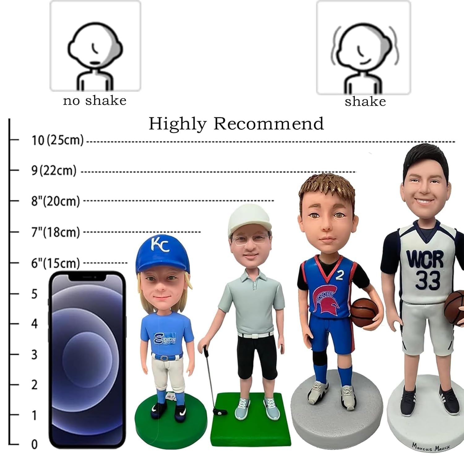 Bobblehead personalizado El niño con una sudadera con capucha, un regalo de cumpleaños, cabeza Bobblehead personalizada, figura de acción basada en tu foto, cabezas de bobbleheads únicas hechas a mano