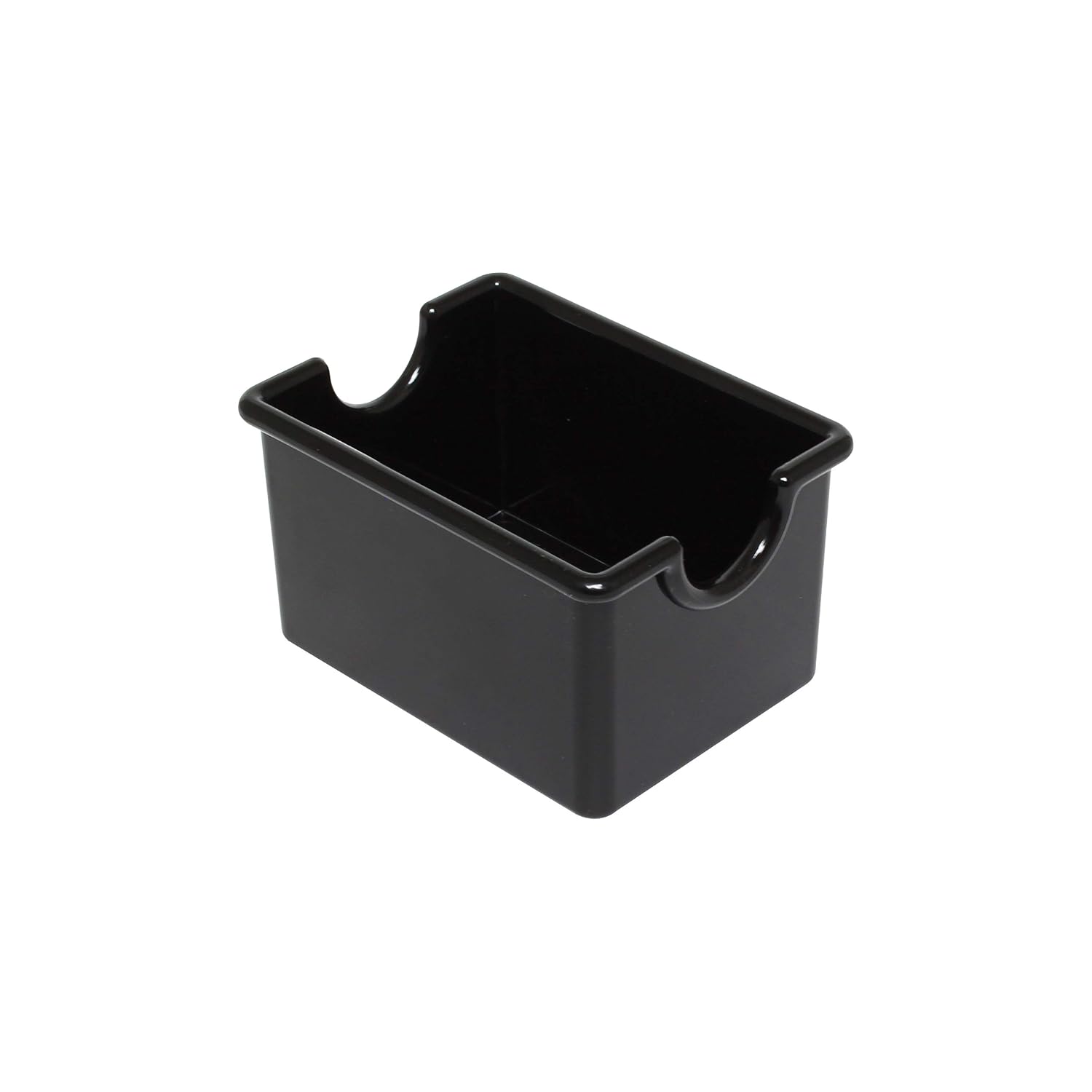 FSE PLSP032BK Sugar Packet Holder, Rectangular, Plastic, Black, Pack of 12