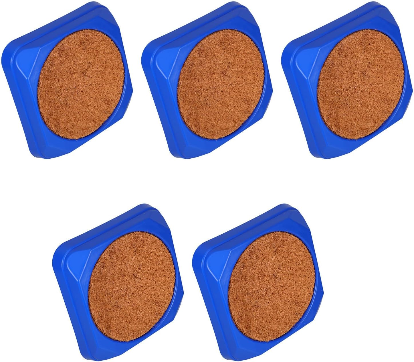 Cabilock 5 Pack Pigeon Nest Bowls with Anti Flip Base and Coir Mat